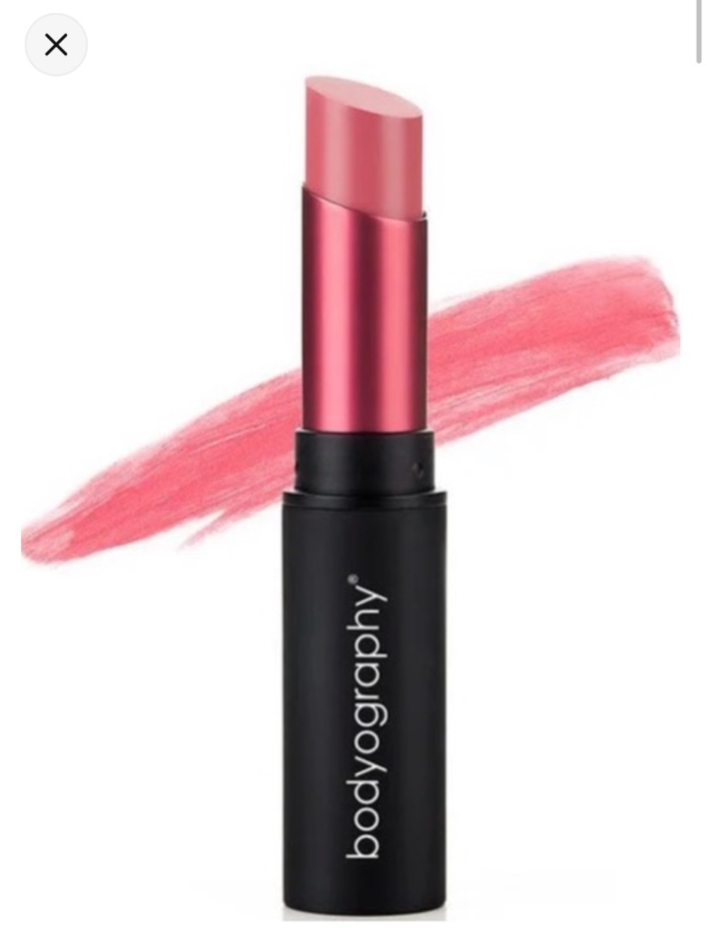 Bodyography CHIFFON Fabric Texture Lipstick — Nude Peach NEW PC